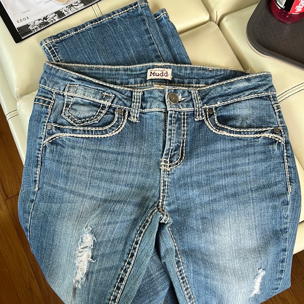 Mudd Flair Leg Embellished Jeans